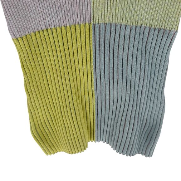 Rails Sweater Womens XS Pink Colorblock Pia Cashmere Blend Stretch Knit NEW - Picture 10 of 16